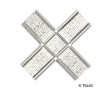 Tillig AKTION 87723 - Straßenbahn KS Kreuzung symetrisch - Pflastersteinstruktur Tillig AKTION 87723 - Straßenbahn KS Kreuzung symetrisch - Pflastersteinstruktur